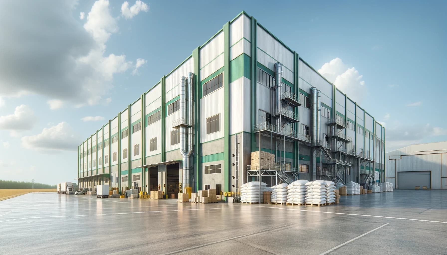 2024 RAM ProMaster EV commercial electric van in warehouse setting - Commercial vehicle for business operations